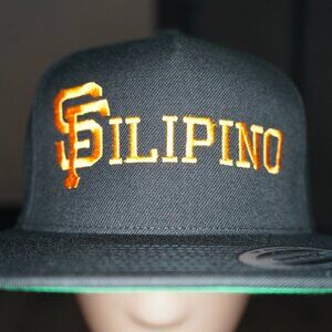 Filipino San Francisco Giants, Bay Area, Philippines, Embroidered Snapback Hat